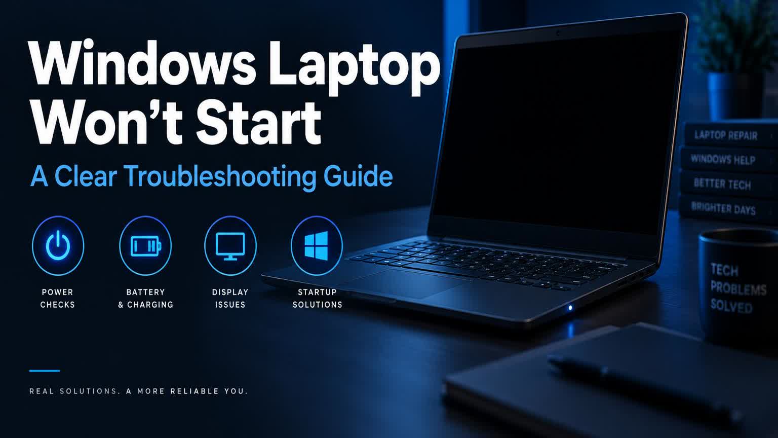 Windows laptop won't start troubleshooting guide